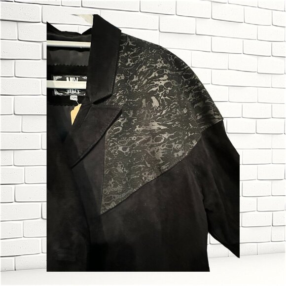 🧥 Vintage Black Suede Jacket from the 80s/90s 🧥 - Picture 5 of 5